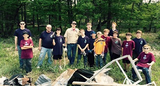 Medina River Cleanup Trash